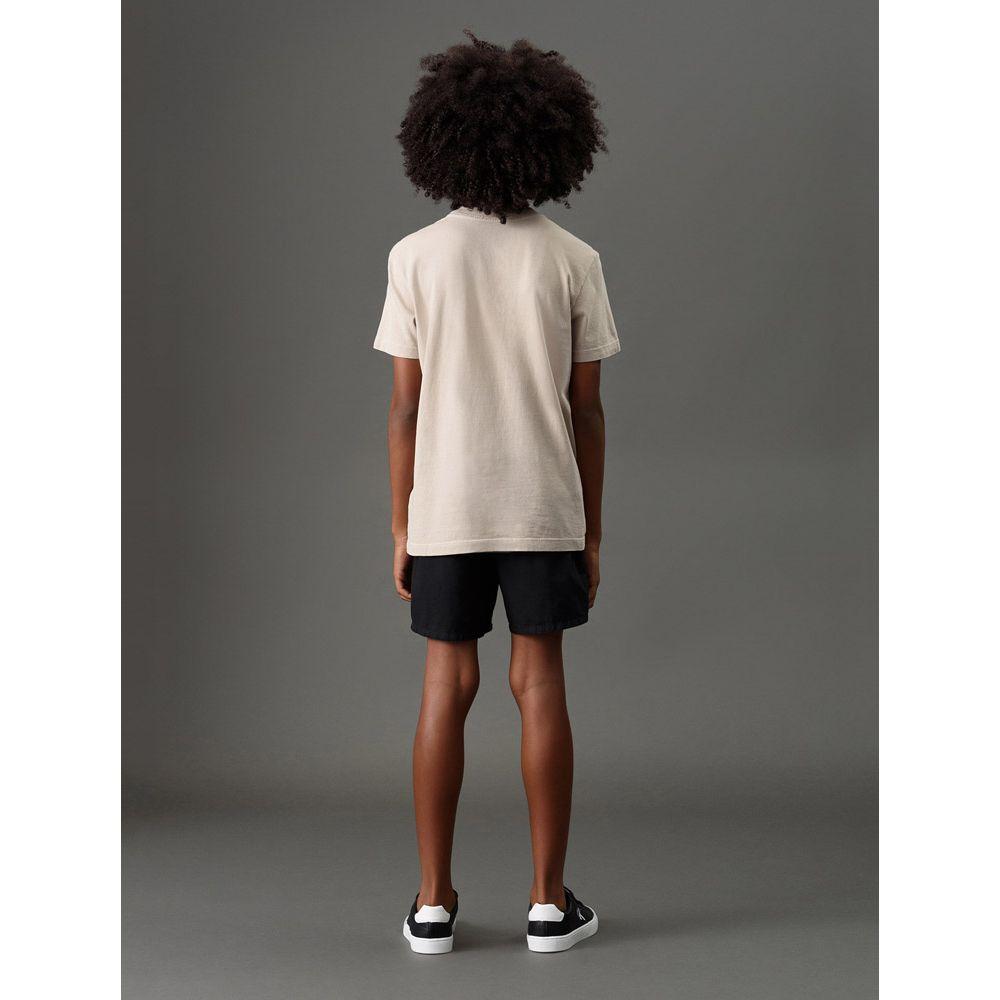 Camiseta Menino Yeah Calvin Klein Jeans - Caqui Medio - 2