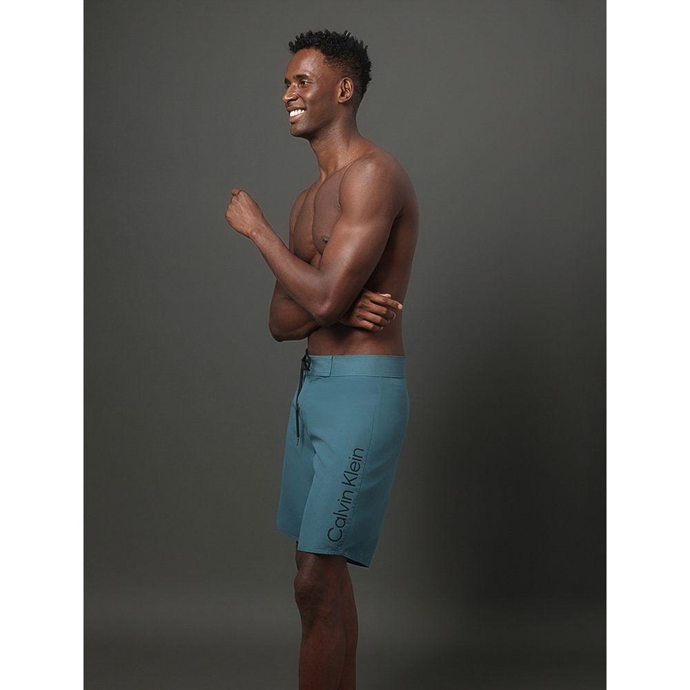 Bermuda D'Água Masculina Lisa Calvin Klein Swimwear - Verde - 5