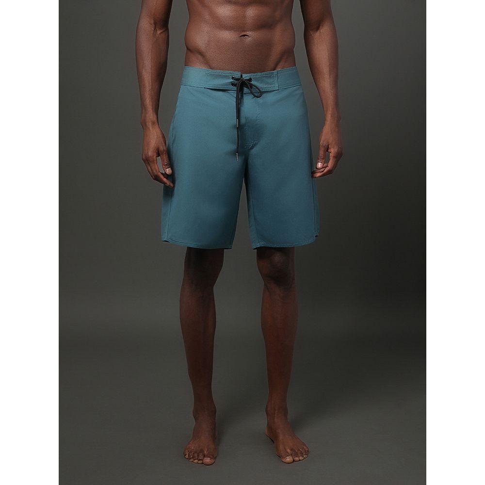 Bermuda D'Água Masculina Lisa Calvin Klein Swimwear - Verde - 1