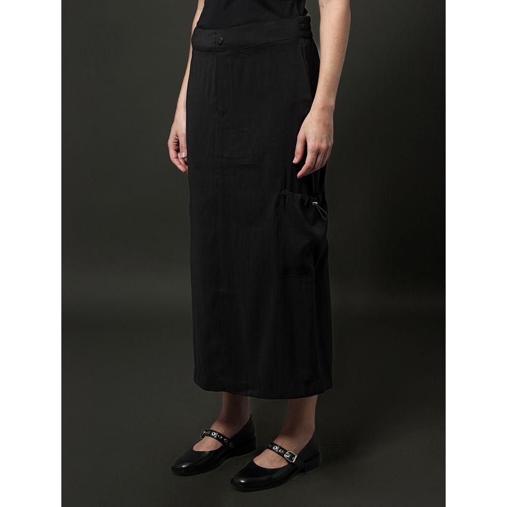 Saia Cargo Com Regulador Calvin Klein Jeans - Preto - 1