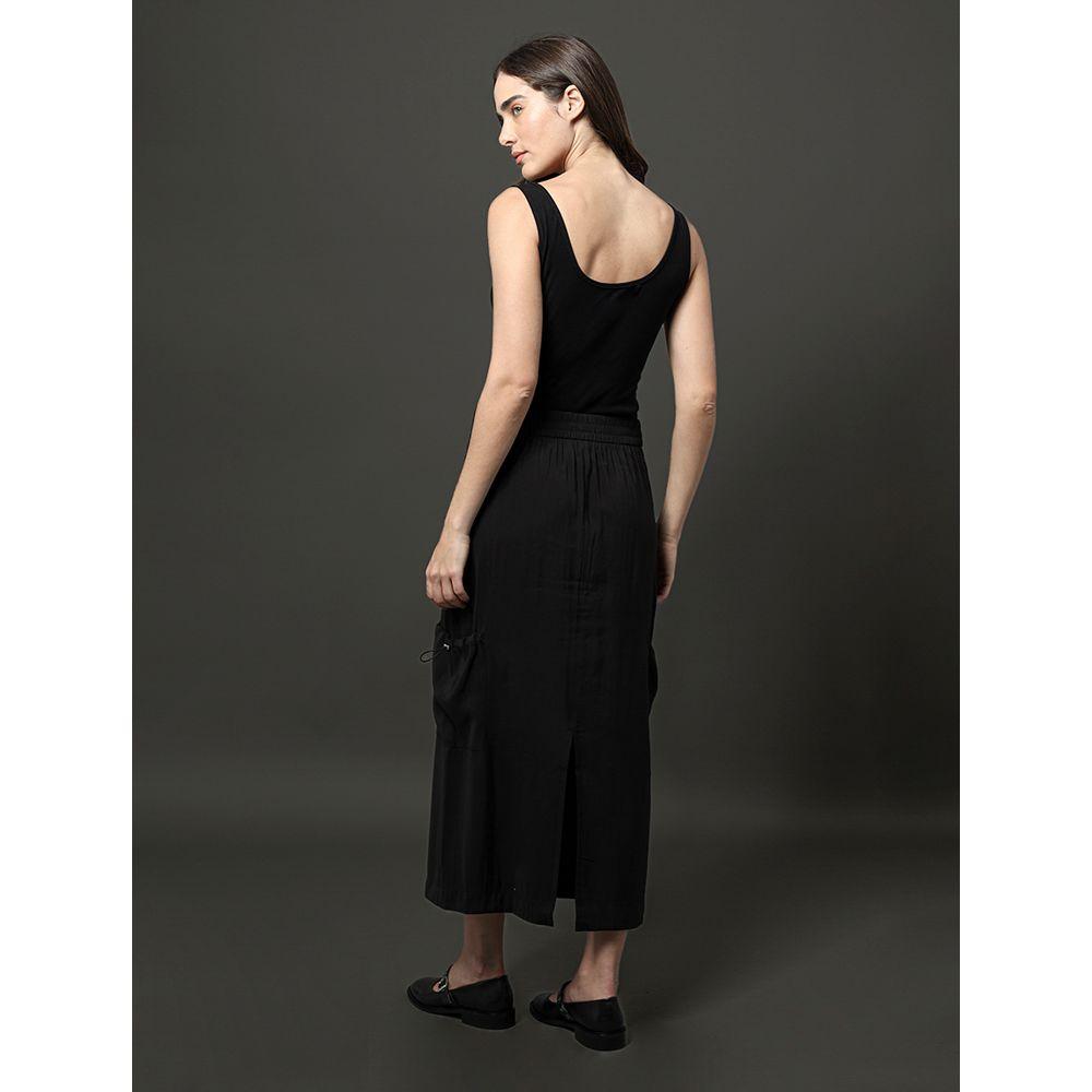 Saia Cargo Com Regulador Calvin Klein Jeans - Preto - 2