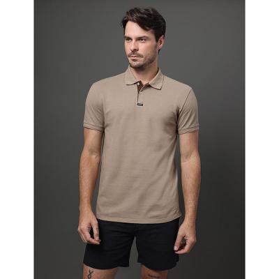 Polo Masculina Premium Calvin Klein - Caqui Medio