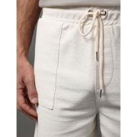 Bermuda Masculina Linho Diagonal Calvin Klein - Off White