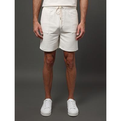 Bermuda Masculina Linho Diagonal Calvin Klein - Off White