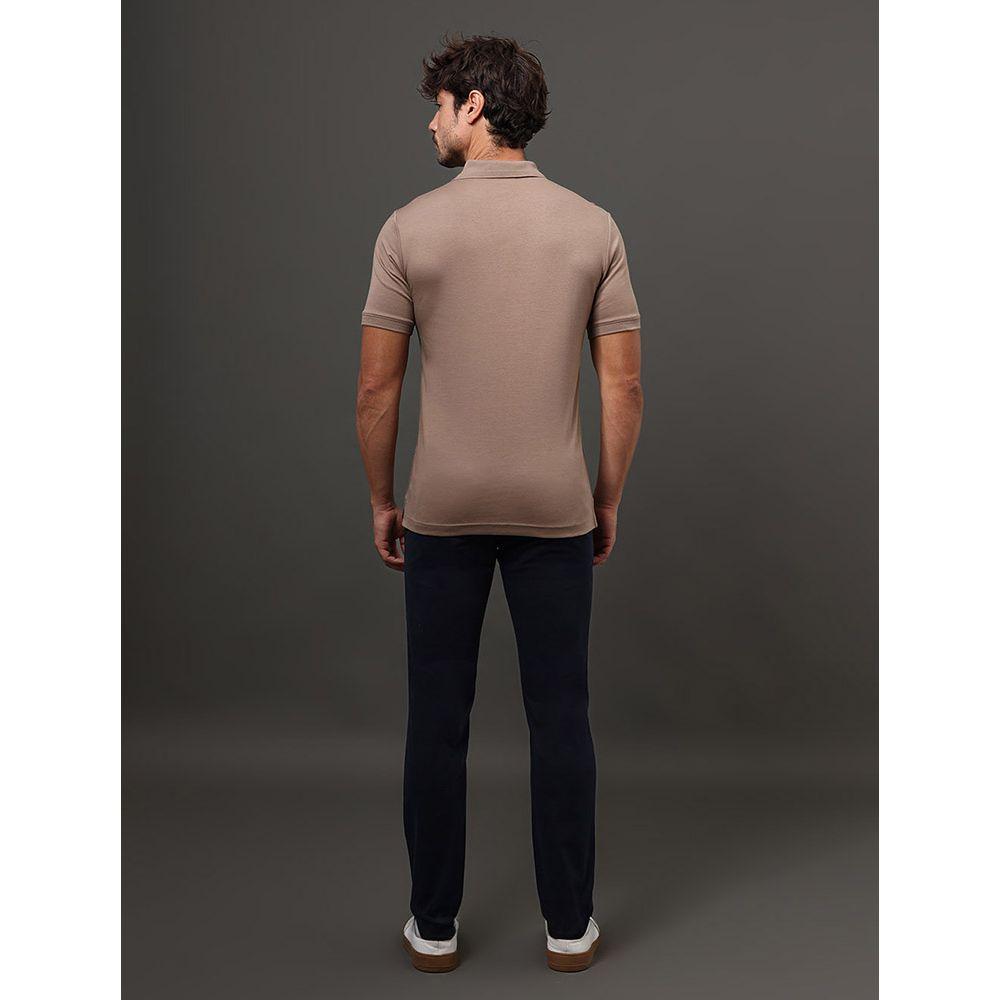 Polo Masculina Liquid Touch Calvin Klein - Caqui Medio - 2