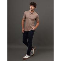 Polo Masculina Liquid Touch Calvin Klein - Caqui Medio - 5