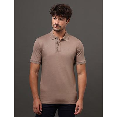Polo Masculina Liquid Touch Calvin Klein - Caqui Medio