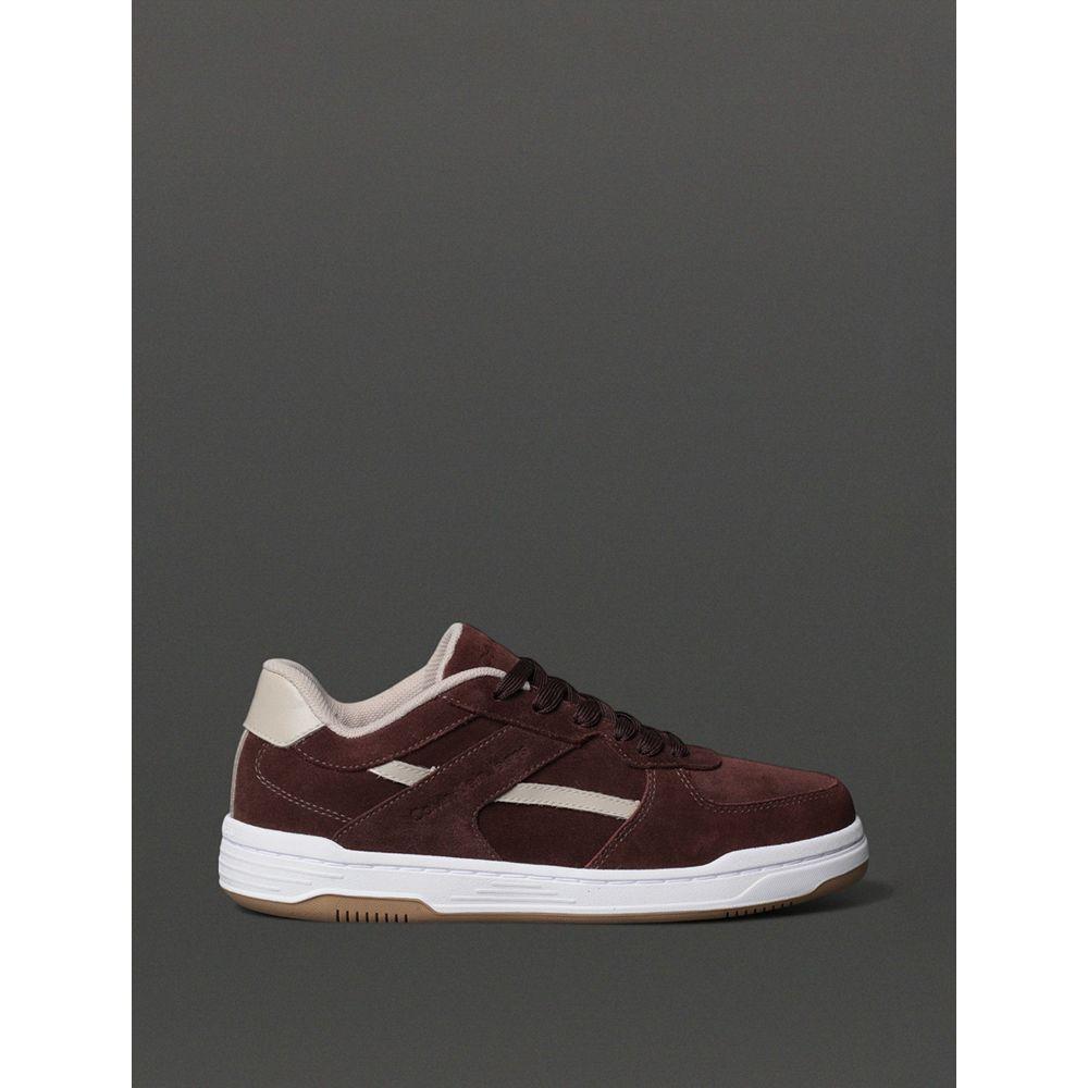 Tênis Masculino Court Camurça Layers Calvin Klein Jeans - Marrom - 1