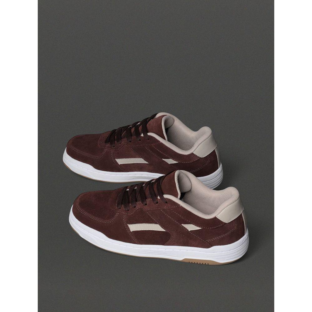 Tênis Masculino Court Camurça Layers Calvin Klein Jeans - Marrom - 3