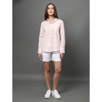Camisa Feminina Linho Lisa Calvin Klein - Rosa Claro - 3