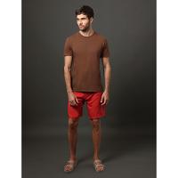 Camiseta Masculina Logo Costas Calvin Klein Swimwear - Marrom - 3