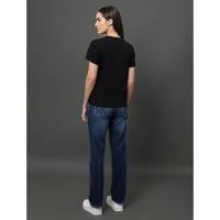 Camiseta Feminina Rubber Patch Calvin Klein - Preto - 2