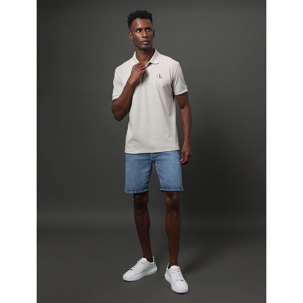 Bermuda Jeans Masculina 5 Pockets Calvin Klein Jeans - Azul Médio - 3