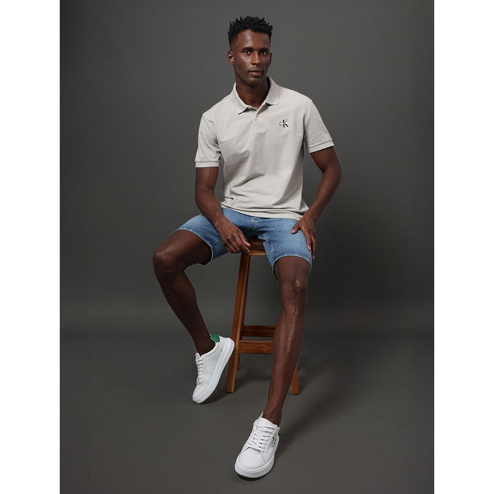 Bermuda Jeans Masculina 5 Pockets Calvin Klein Jeans - Azul Médio - 5