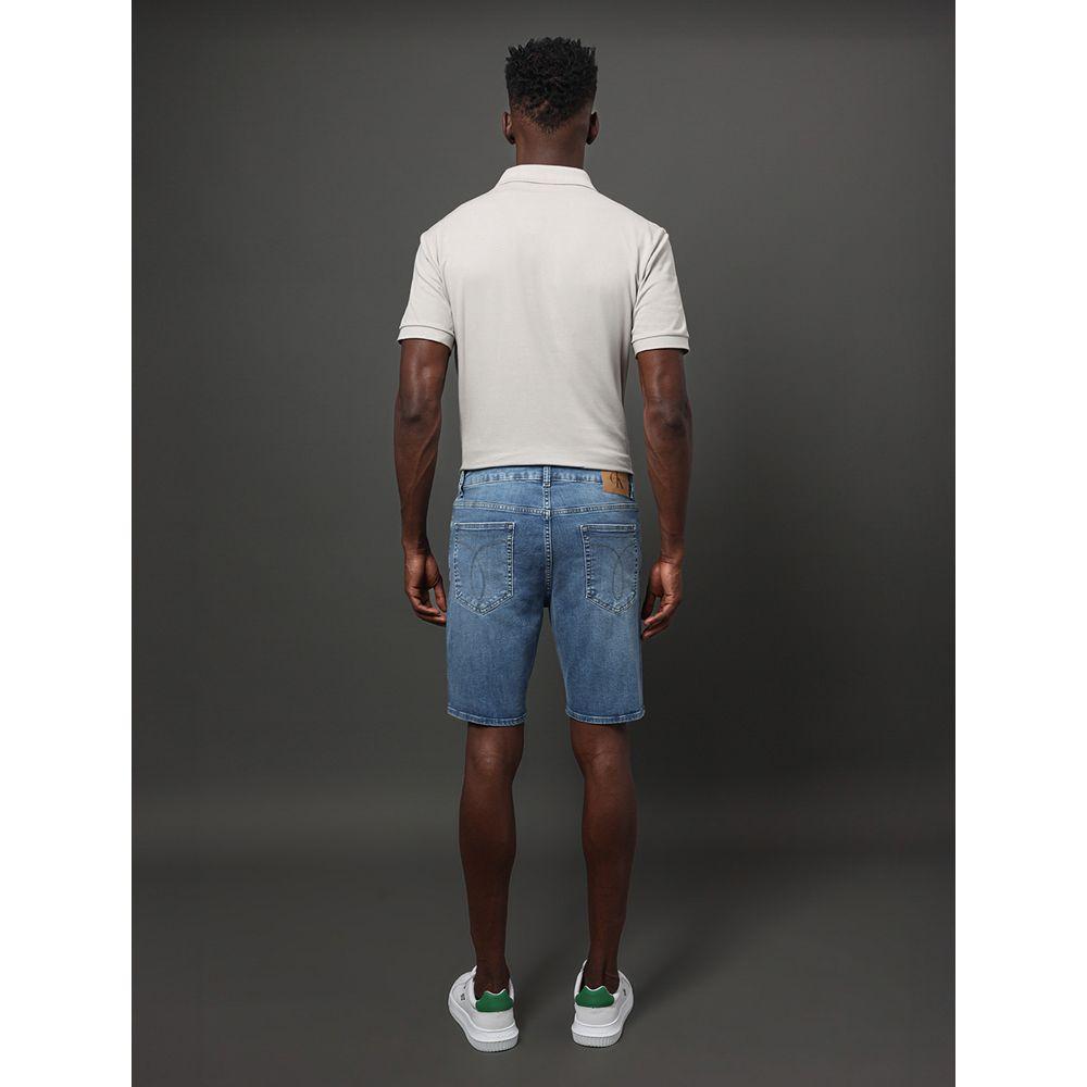 Bermuda Jeans Masculina 5 Pockets Calvin Klein Jeans - Azul Médio - 2