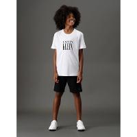 Camiseta Menino Serif Font Calvin Klein Jeans - Branco - 3