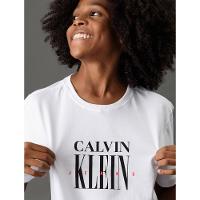 Camiseta Menino Serif Font Calvin Klein Jeans - Branco
