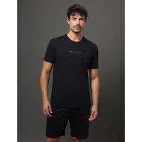 Camiseta Masculina Meia Malha Calvin Klein Underwear - Preto - 1