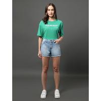 Shorts Jeans Feminino Boy 5 Pockets Calvin Klein Jeans - Azul Claro - 3