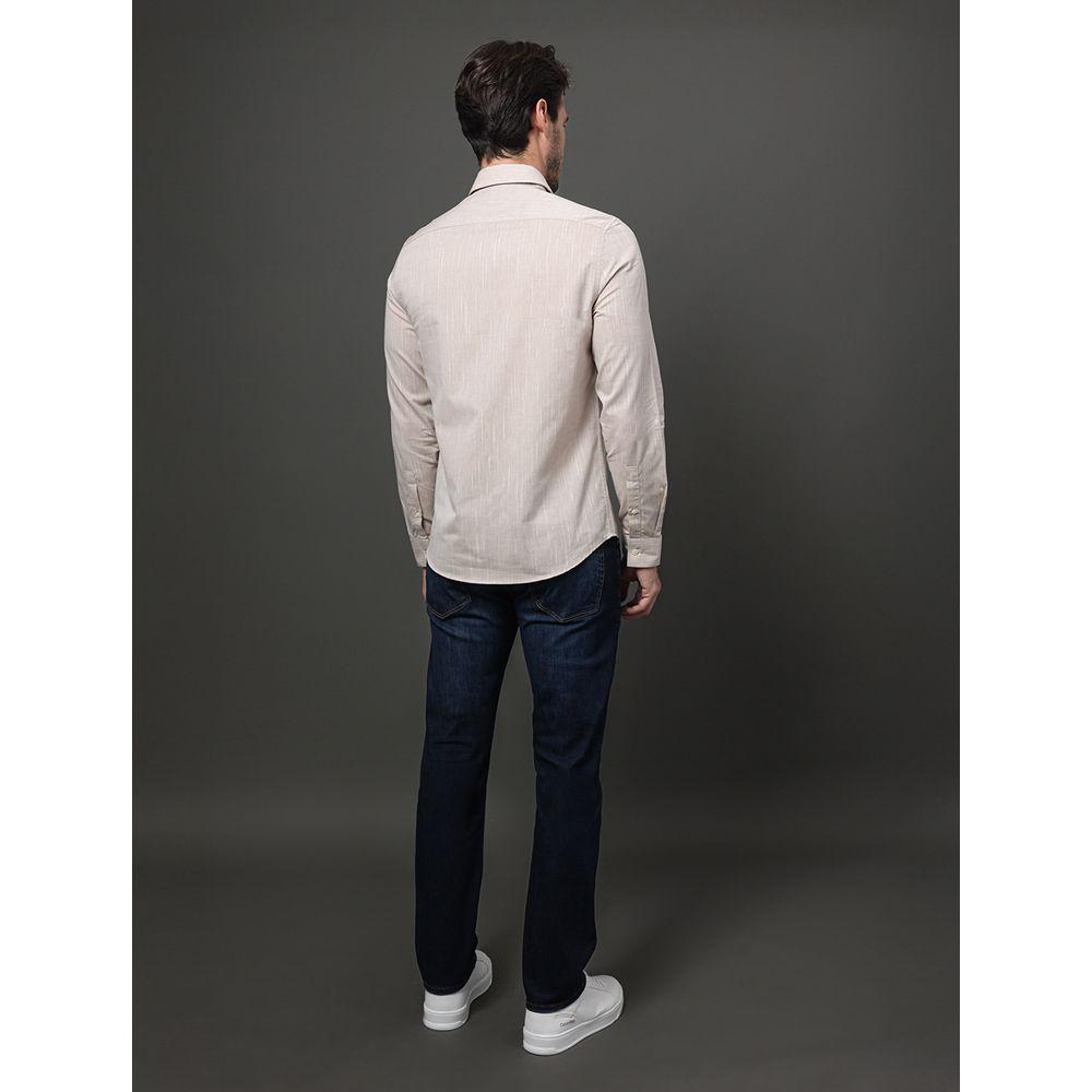 Camisa Masculina Slim Algodão Calvin Klein - Off White - 2