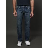 Calça Jeans Masculina Straight 5 Pockets Calvin Klein - Azul Médio - 1
