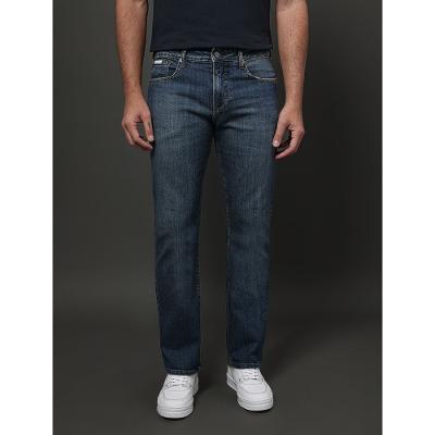 Calça Jeans Masculina Straight 5 Pockets Calvin Klein - Azul Médio
