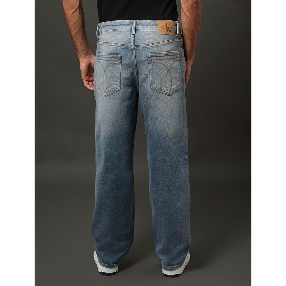 Calça Jeans Masculina 90's Straight Calvin Klein Jeans - Azul Médio - 2