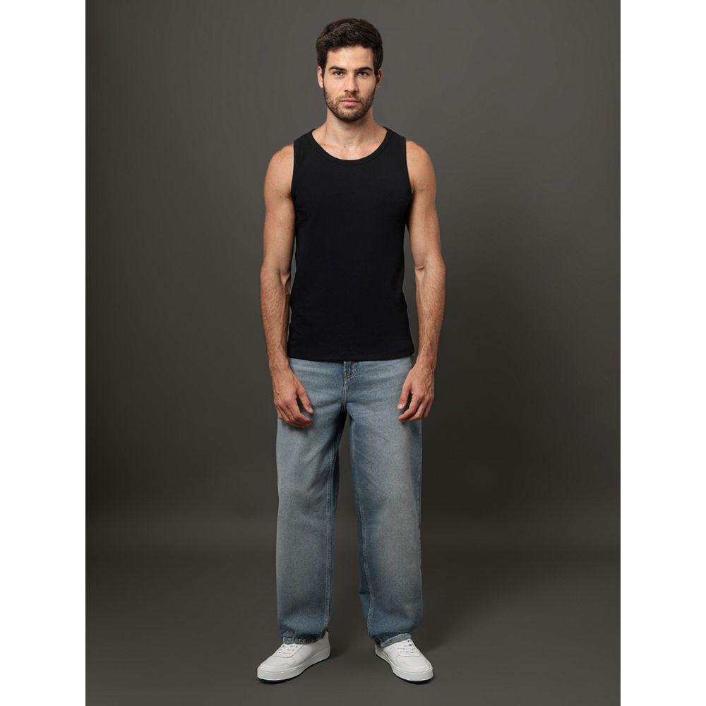 Calça Jeans Masculina 90's Straight Calvin Klein Jeans - Azul Médio - 3