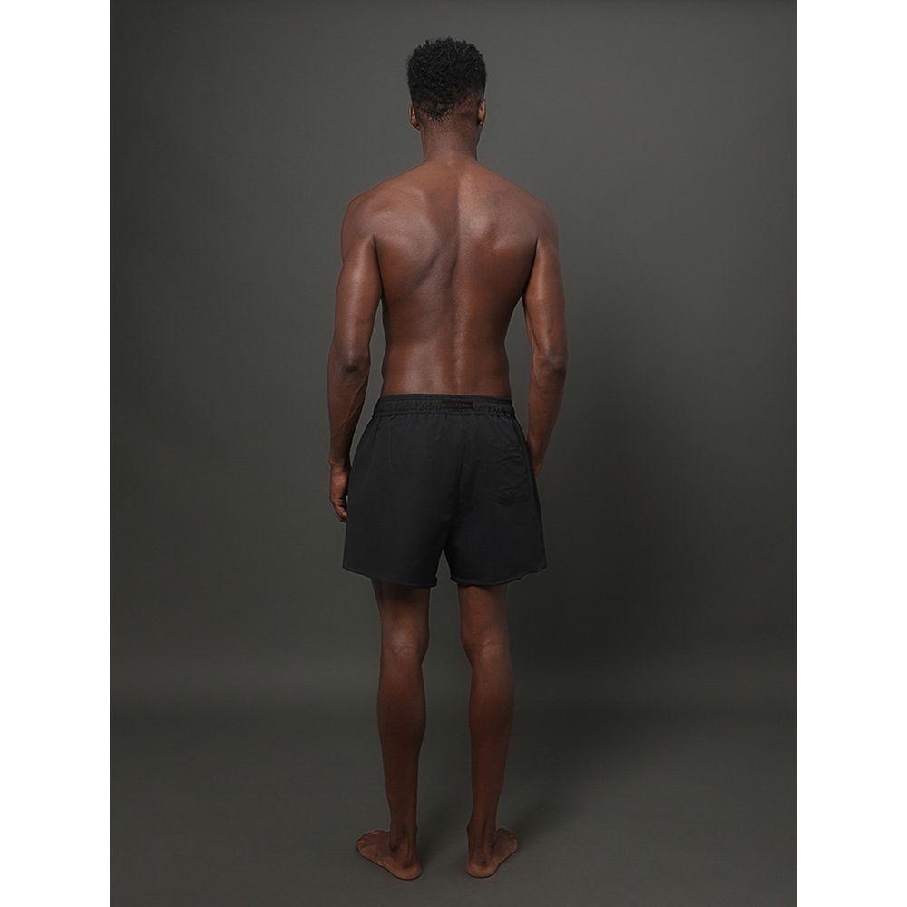 Shorts D'Água Masculino Cós Ajustavél Calvin Klein Swimwear - Preto - 2