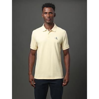 Polo Masculina Loog Re Issue Calvin Klein Jeans - Amarelo Manteiga
