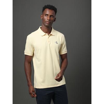 Polo Masculina Loog Re Issue Calvin Klein Jeans - Amarelo Manteiga