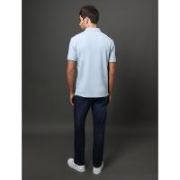 Polo Masculina Regular Sem Friso Calvin Klein - Azul Claro - 2