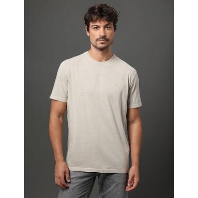 Camiseta Masculina Monogram Pigmento Calvin Klein Jeans - Caqui Claro