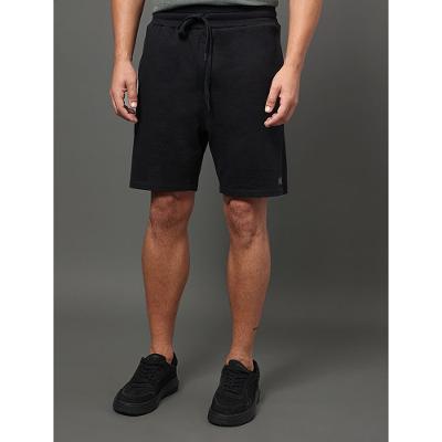 Bermuda Masculina Recorte Listras Calvin Klein Jeans - Preto