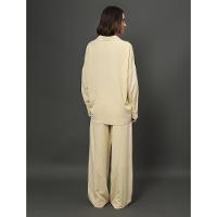 Camisa Feminina Linho Misto Calvin Klein Jeans - Amarelo Manteiga - 2