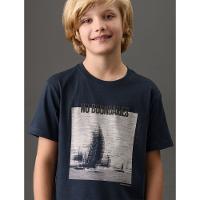 Camiseta Menino No Boundaries Calvin Klein Jeans - Marinho