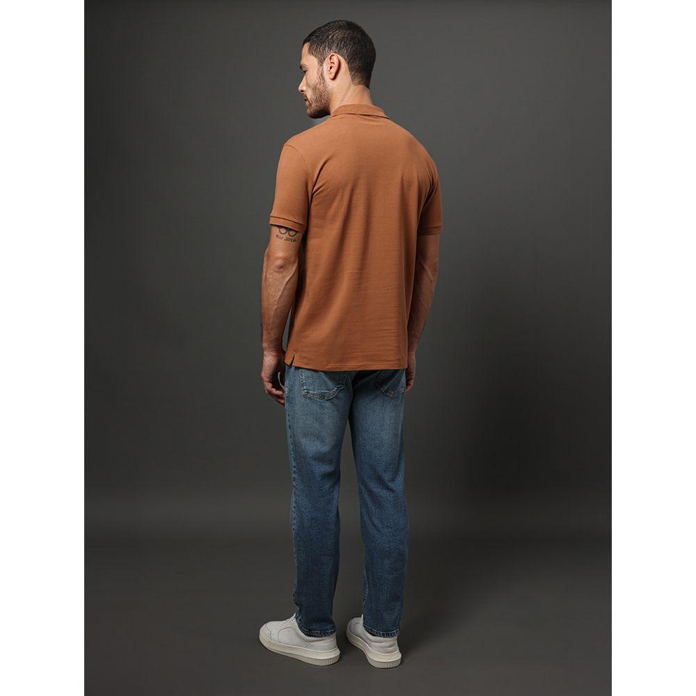 Polo Masculina Premium Calvin Klein Jeans - Havana - 2