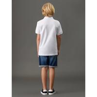 Polo Menino Peitilho Cadarço Calvin Klein Jeans - Branco - 2