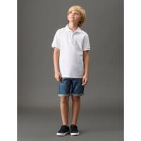 Polo Menino Peitilho Cadarço Calvin Klein Jeans - Branco - 3
