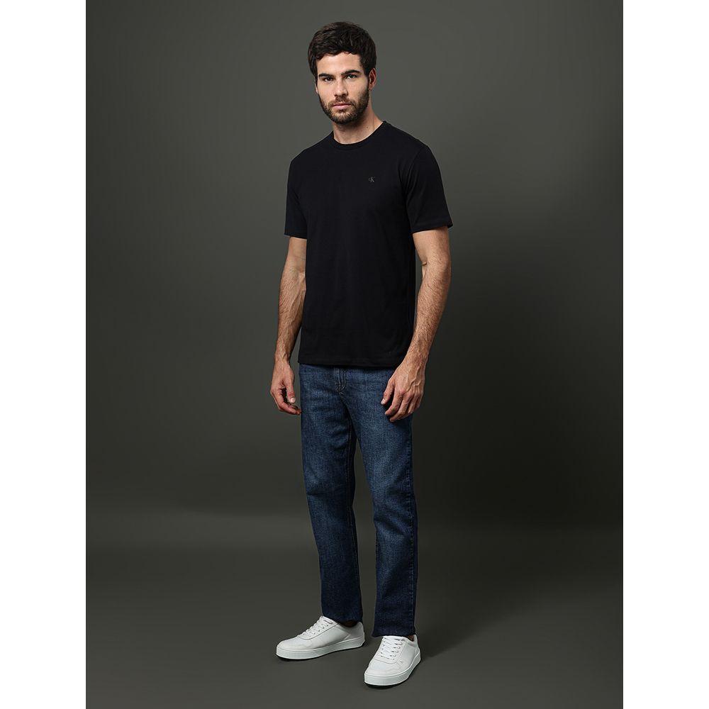 Camiseta Masculina Pima Calvin Klein Jeans - Preto - 3