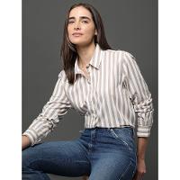 Calça Jeans Feminina Flare Bolso Faca Calvin Klein Jeans - Marinho - 5