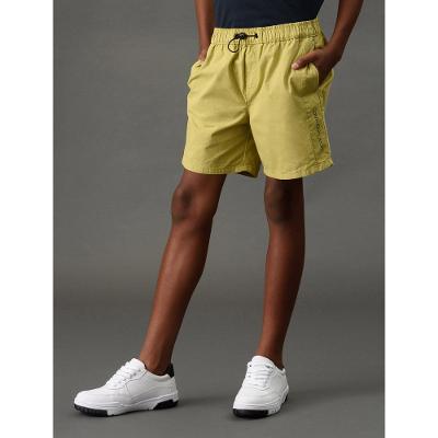 Shorts Menino Color Com Silk Calvin Klein Jeans - Verde Pistache