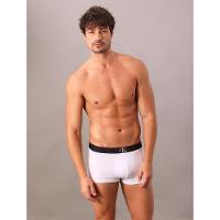 Cueca Low Rise Trunk Cotton Monogram Calvin Klein Underwear - Branco 2 - 2