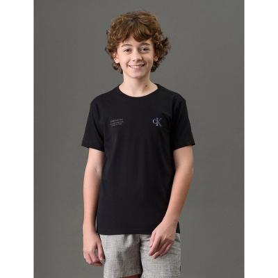 Camiseta Menino Est. 1978 Calvin Klein Jeans - Preto