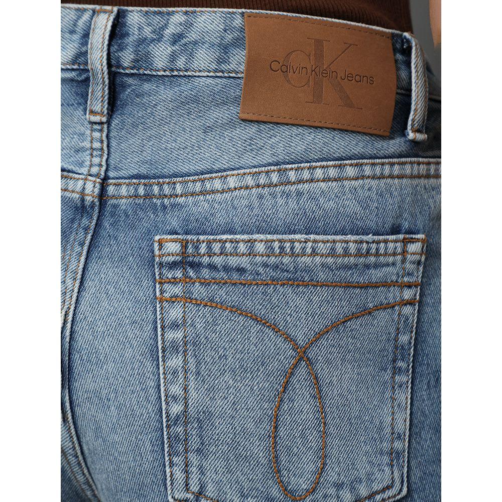 Calça Jeans Feminina Wide Leg 5 Pockets Calvin Klein Jeans - Azul Claro - 4