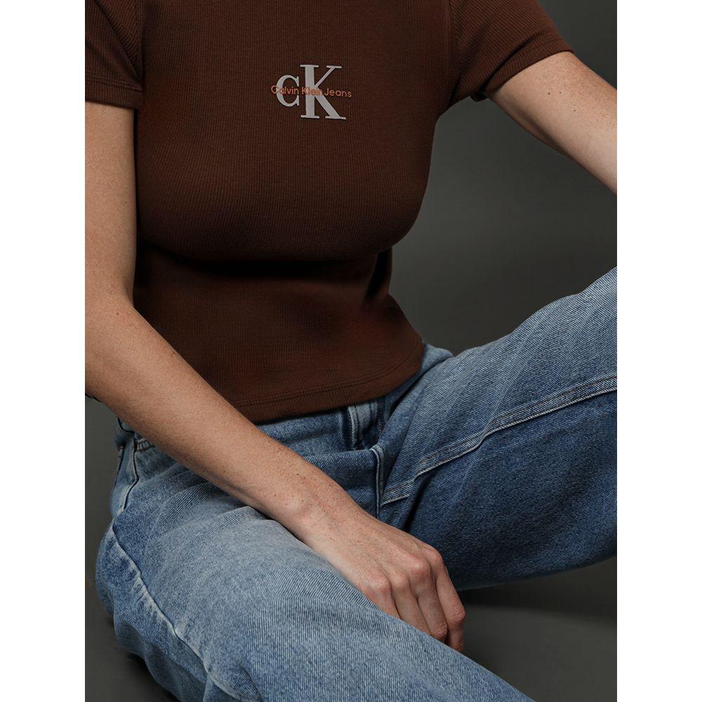 Calça Jeans Feminina Wide Leg 5 Pockets Calvin Klein Jeans - Azul Claro - 5