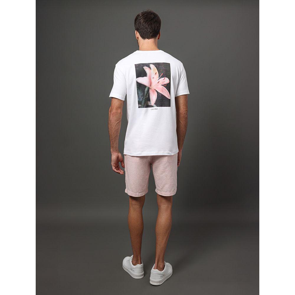 Camiseta Masculina Lily Calvin Klein - Branco - 2