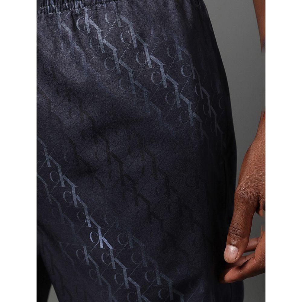 Shorts D'Água Masculino Elástico Monogram Calvin Klein Swimwear - Preto - 4