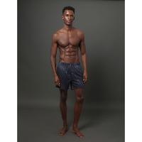 Shorts D'Água Masculino Elástico Monogram Calvin Klein Swimwear - Preto - 3