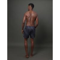 Shorts D'Água Masculino Elástico Monogram Calvin Klein Swimwear - Preto - 2